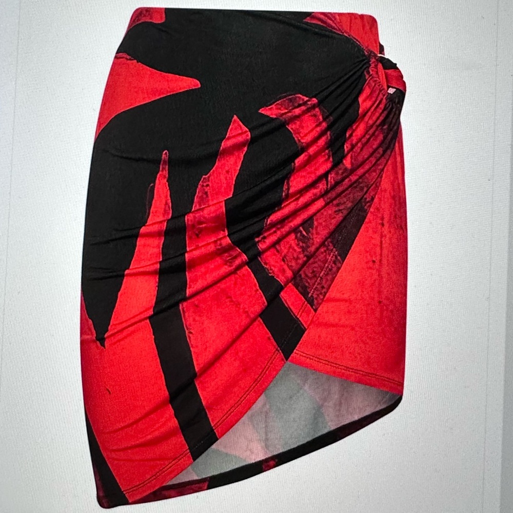 Louisa Ballou mini wrap skirt